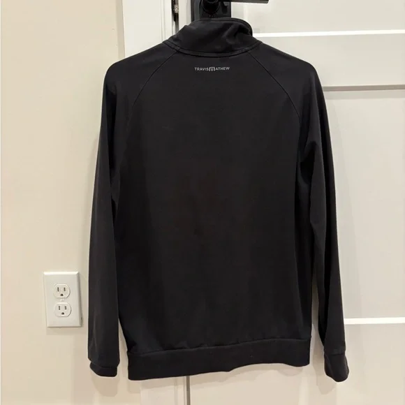 Travis Mathew Women's Black Quarter Zip - Picture 5 of 9